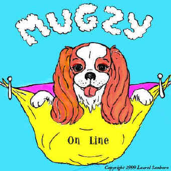 Children's & kids' dog story book: Mugzy stories. Mugzy is a King Charles Spaniel that will entertain your children online. Read with your child as Mugzy has adventures at the beach & Gramercy Park.
